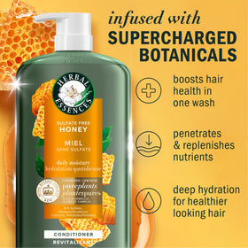 Herbal Essences back label with ingredient list visible to confirm clean-formula benefits