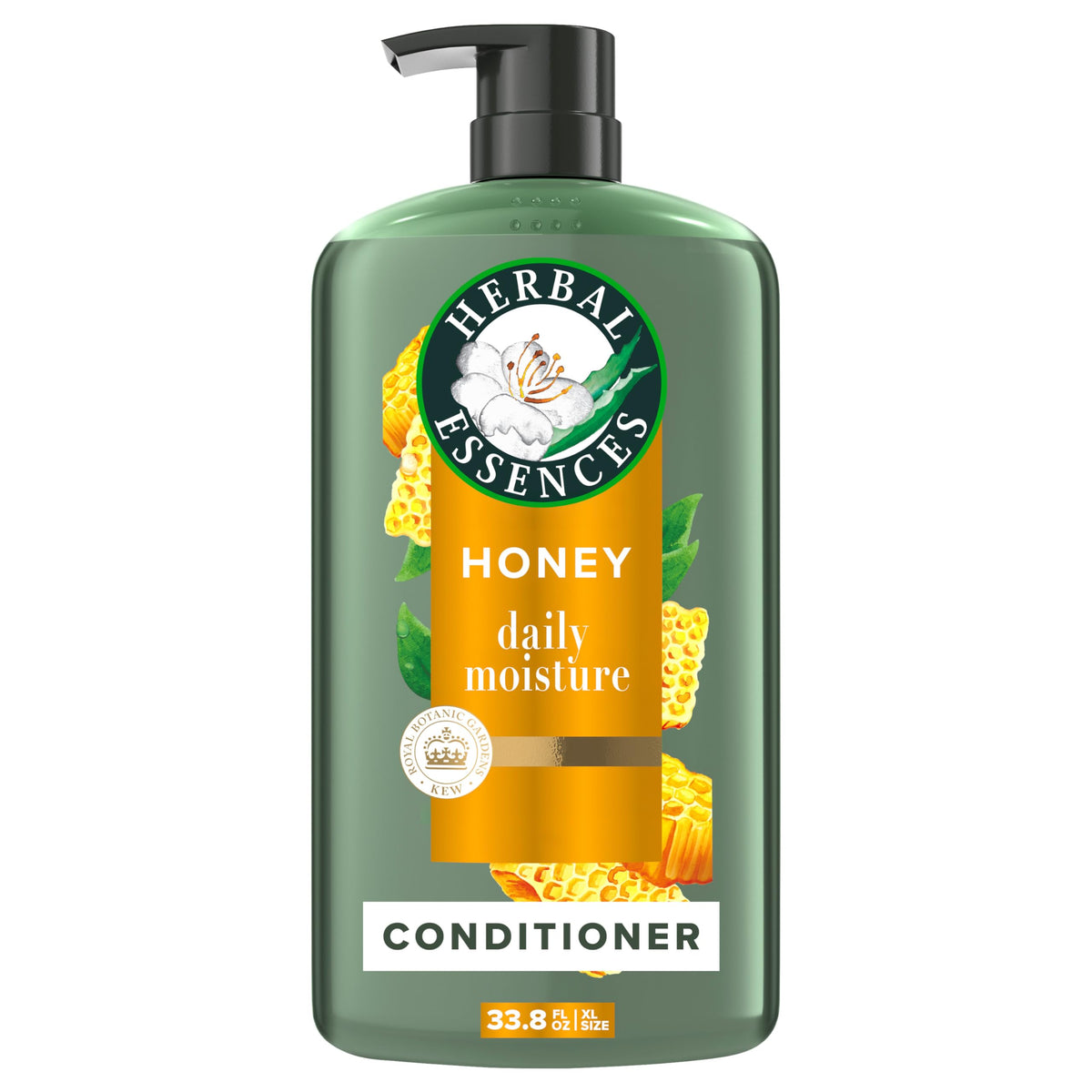 Herbal Essences front bottle view showing label and size for quick identification and benefit