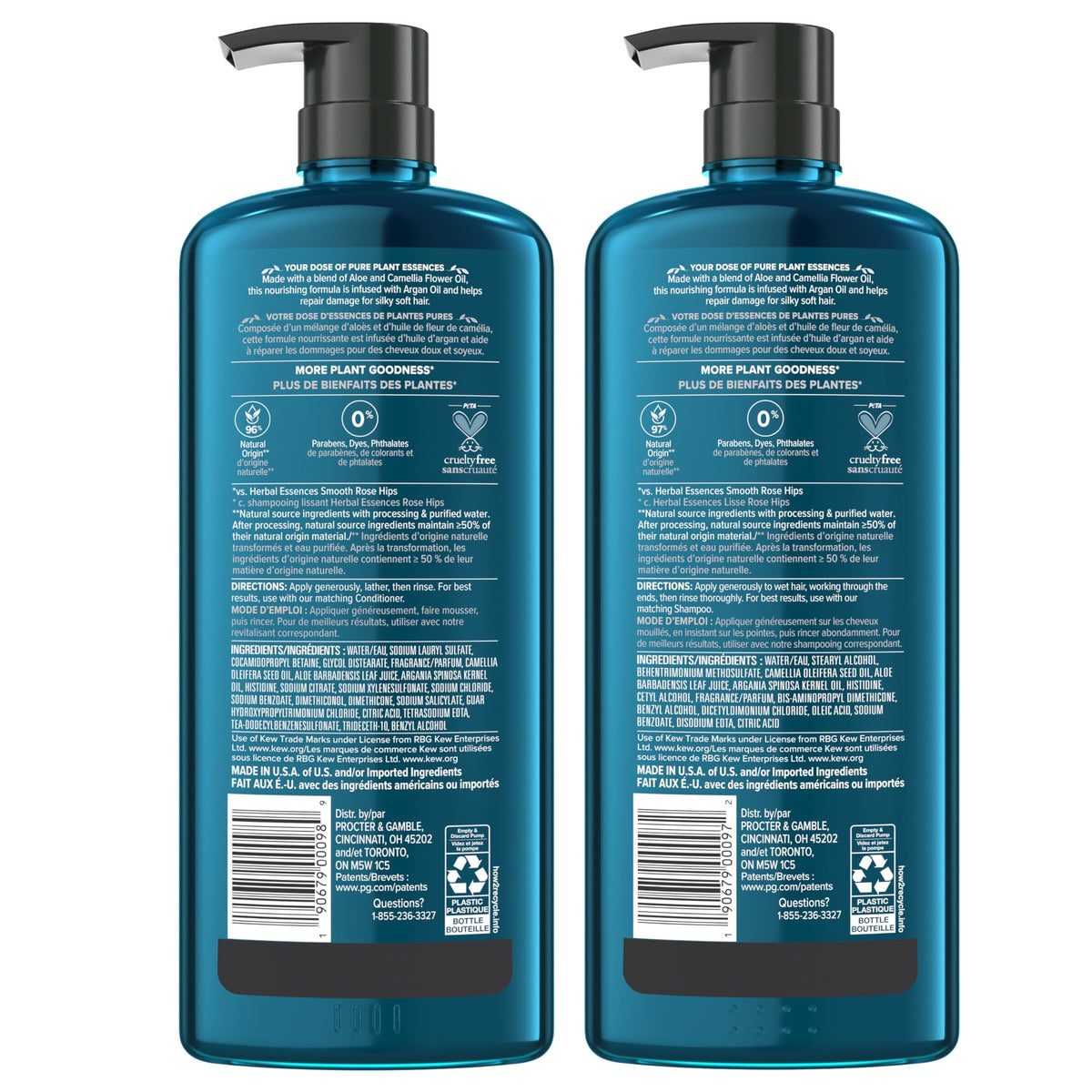 Herbal Essences products on bathroom shelf conveying everyday routine benefit