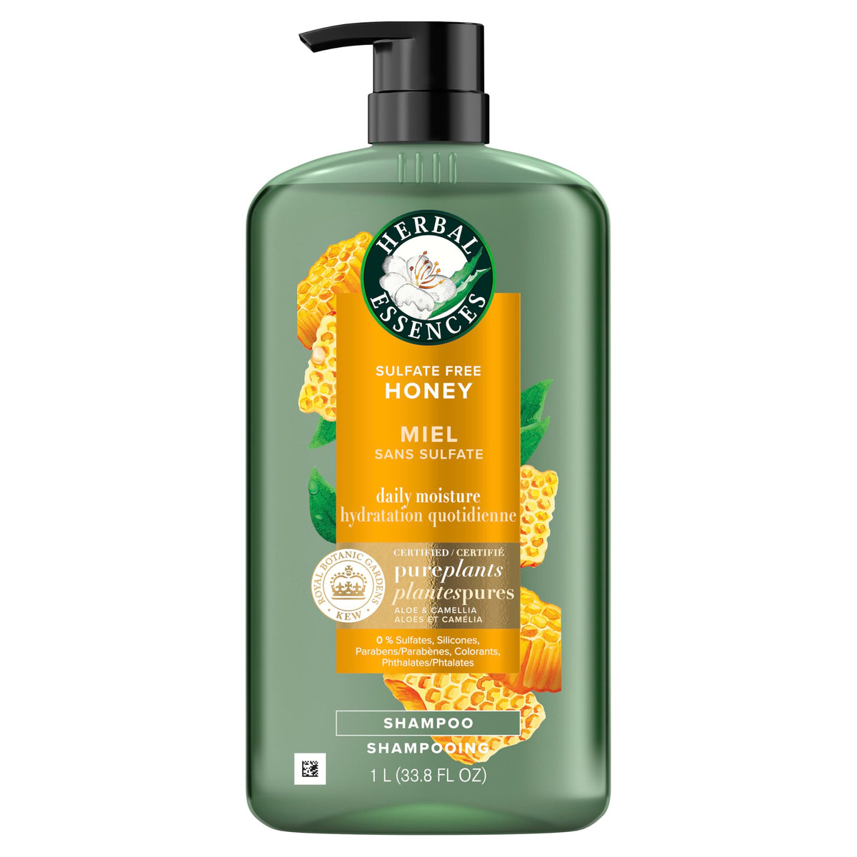Herbal Essences on bathroom shelf lifestyle shot suggesting daily routine ease