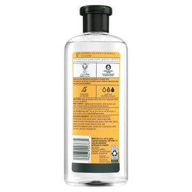 Herbal Essences pump and label close-up highlighting easy use