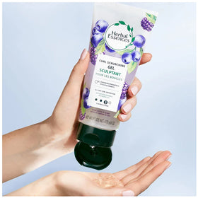 Herbal Essences squeeze tube cap detail for easy controlled dispensing