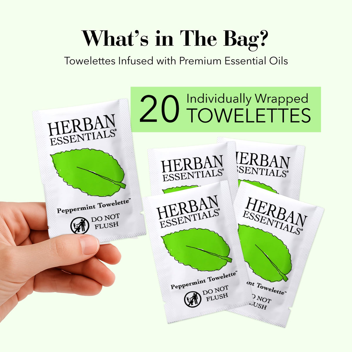 Herban Essentials close-up of wipe fabric texture and durable non-tearing cloth benefit