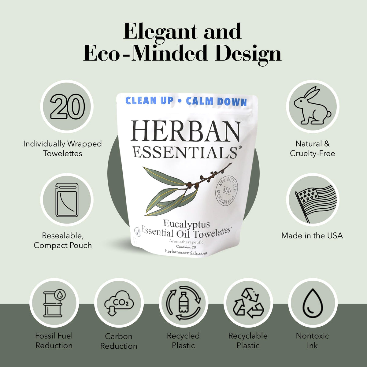 Herban Essentials wipe texture close-up showing durable fibers and gentle feel