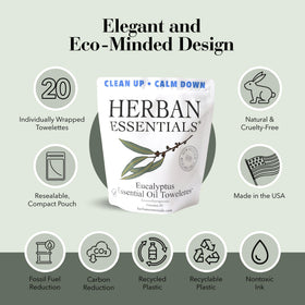 Herban Essentials wipe texture close-up showing durable fibers and gentle feel
