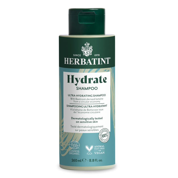 Herbatint bottle front packaging showing product and benefits
