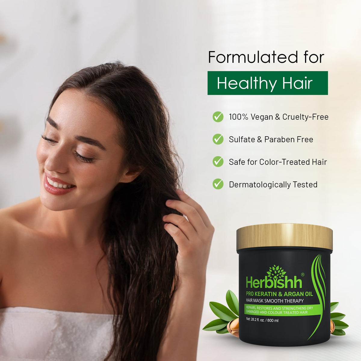 Herbishh label close-up showing key ingredients and clean formulation