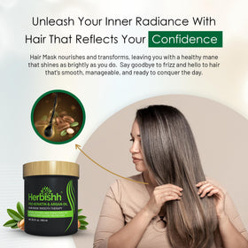 Herbishh 800ml jar held in hand showing large salon-size capacity