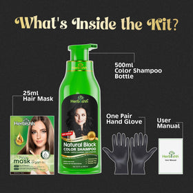 Closeup of Herbishh label and packaging material quality