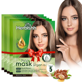 Herbishh front packaging showing five travel pouches for easy use