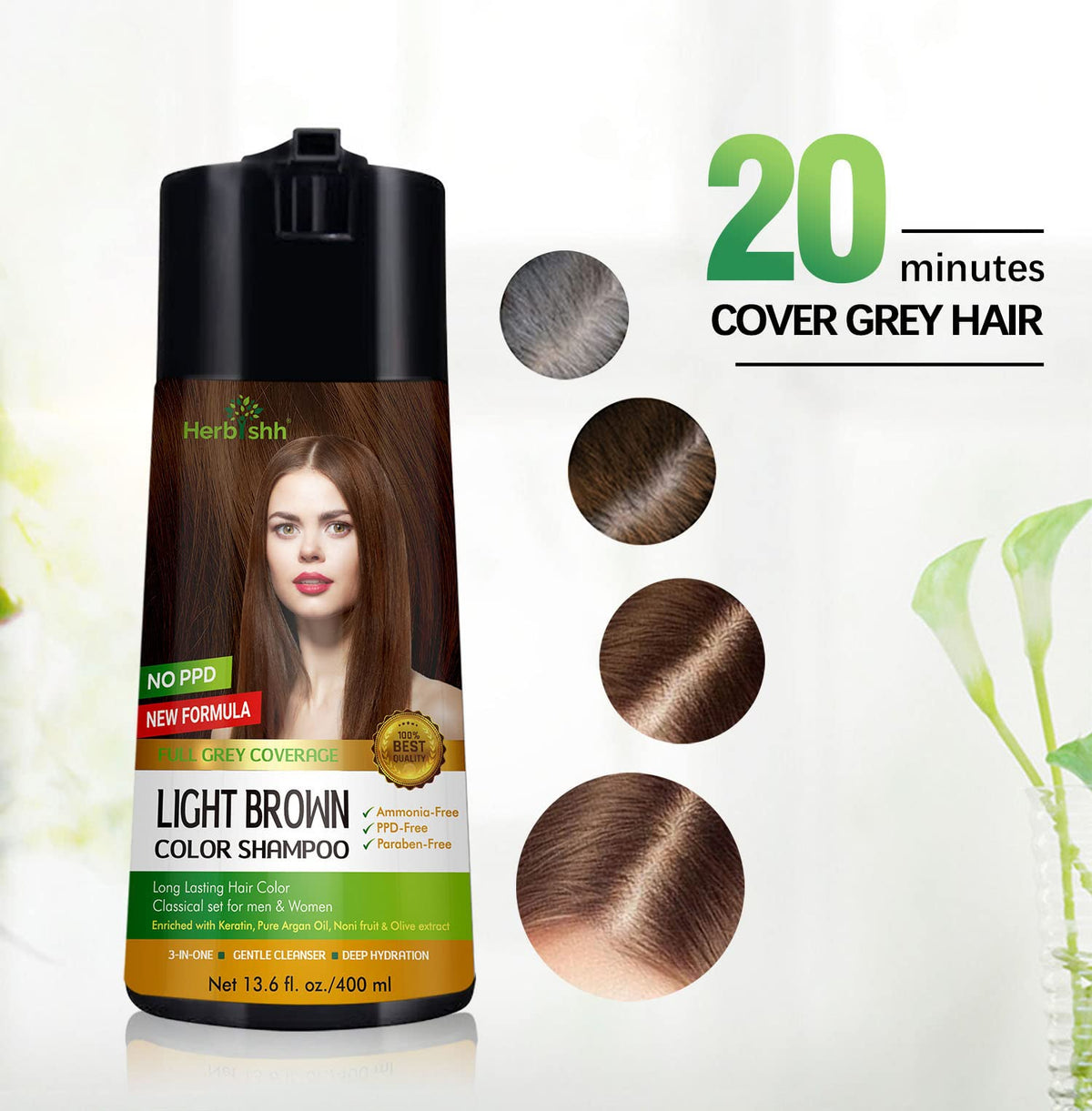 Herbishh argan oil and noni fruits highlighting natural nourishing benefits