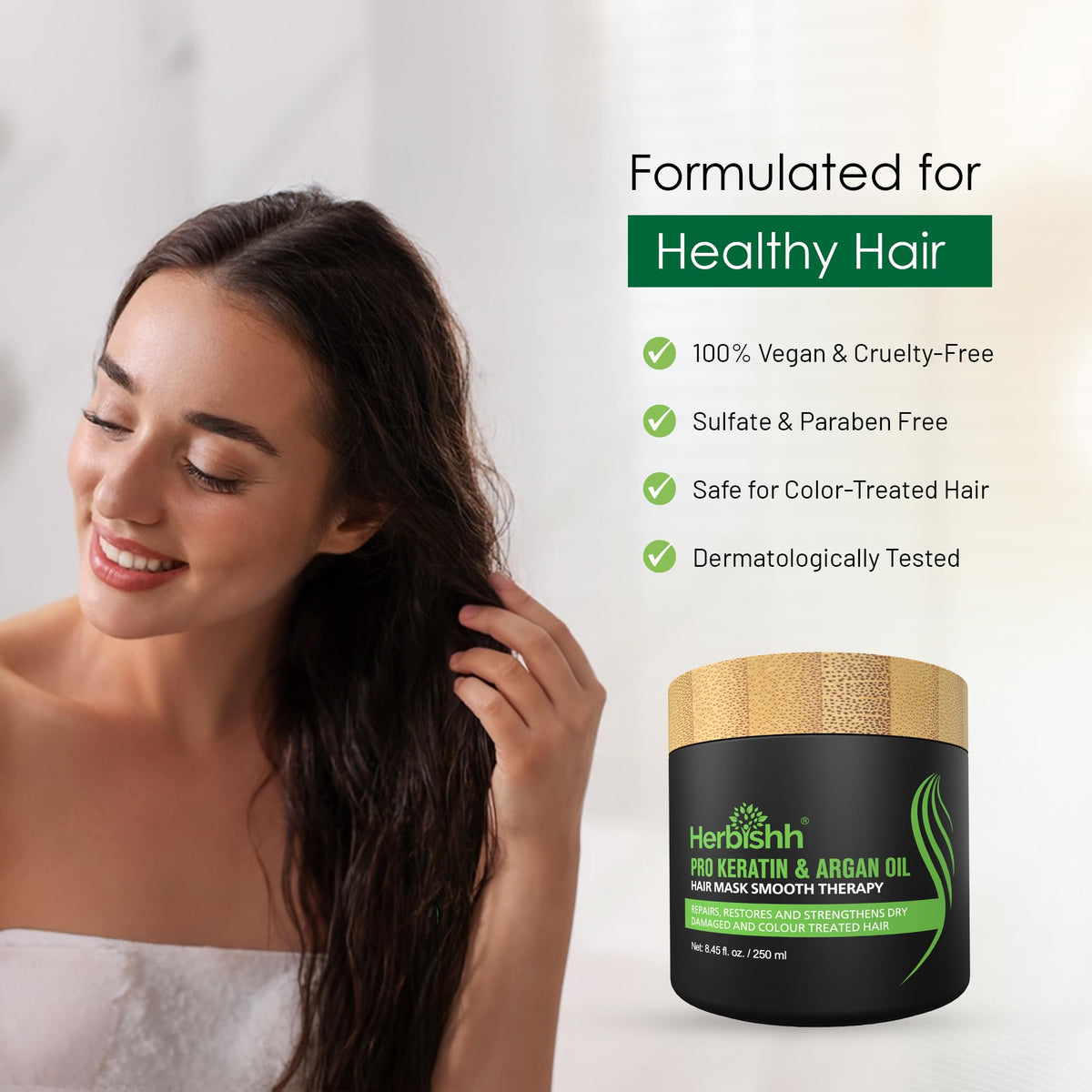 Herbishh label and ingredient list closeup showing clean formula transparency benefit