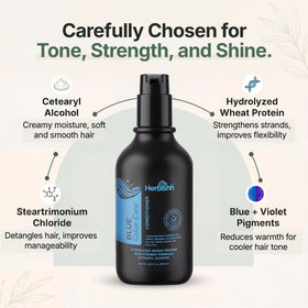 Herbishh creamy texture close-up showing smooth conditioning benefit