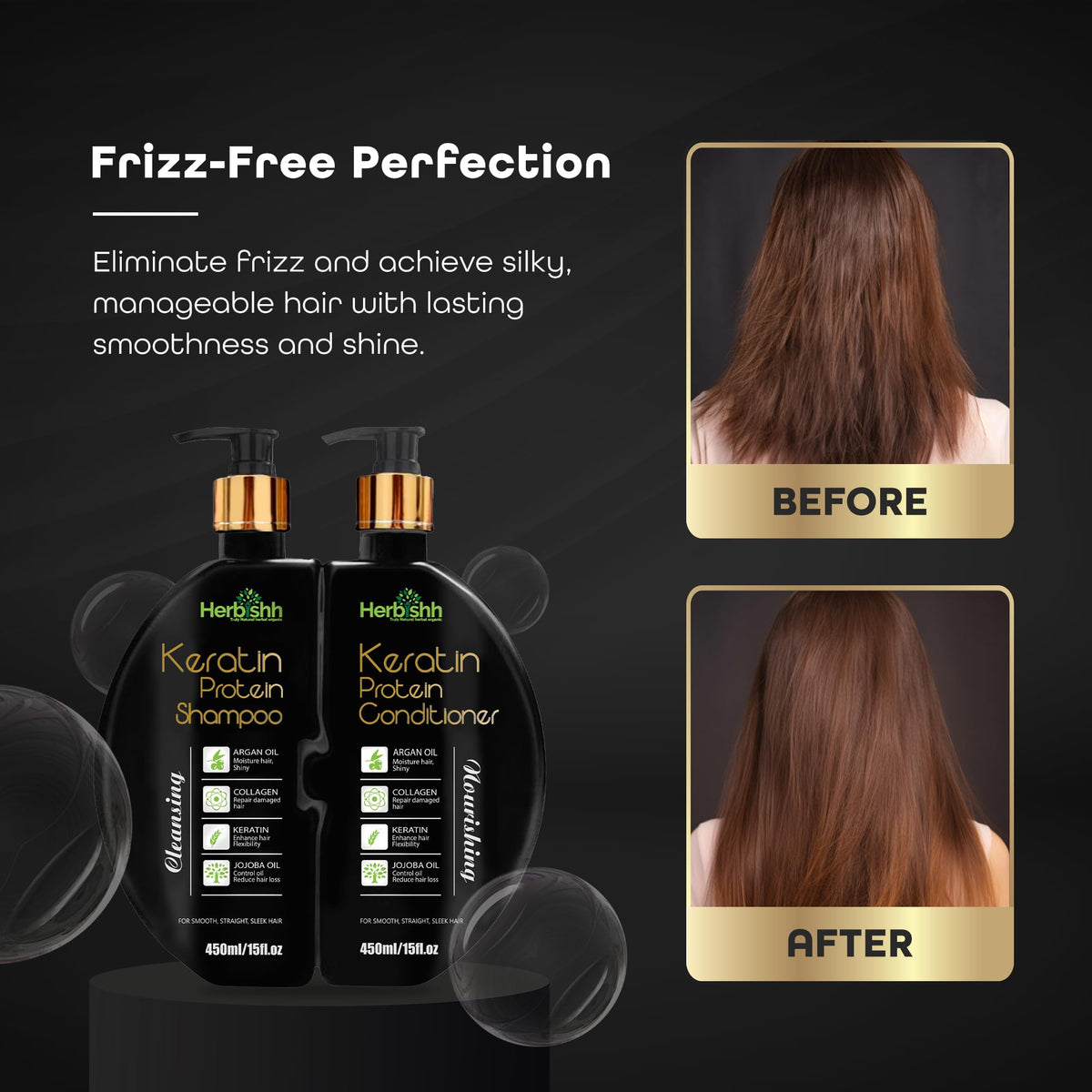 Herbishh shampoo foam texture demonstrating gentle lather