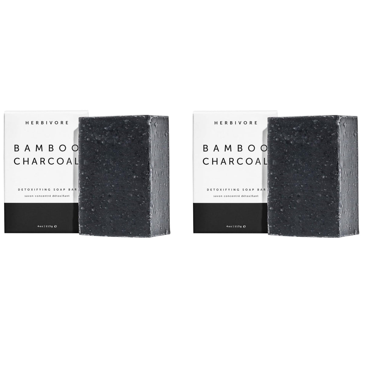 HERBIVORE front packaging showing two bars and benefits