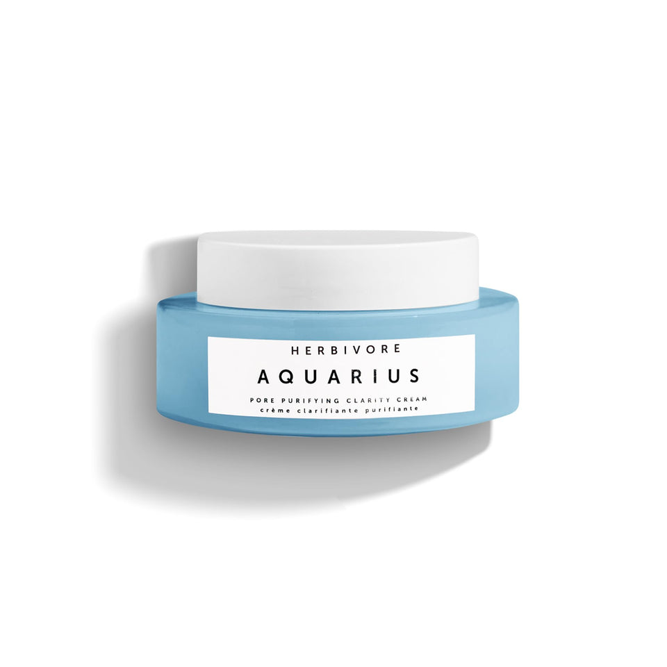 HERBIVORE front packaging showing 50mL jar and label, clear product identity benefit