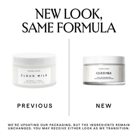 HERBIVORE open jar revealing cloud-like cream texture for fast absorption benefit