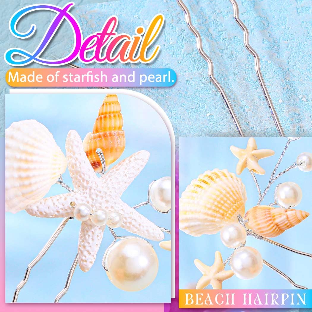 HEREAD hair-in-use half-up hairstyle with pin, adds coastal charm and stability