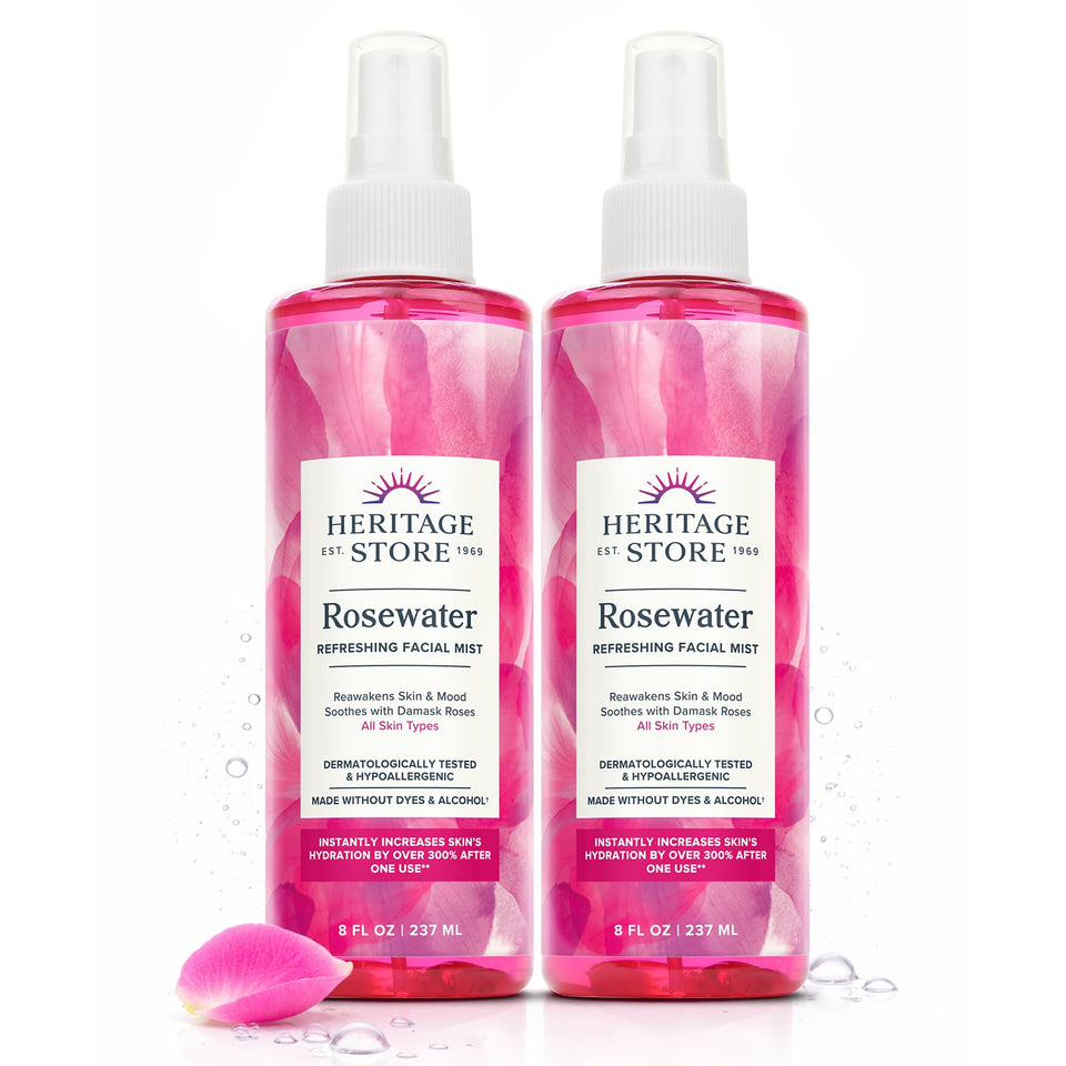HERITAGE STORE front packaging showing two 8oz bottles and brand clarity