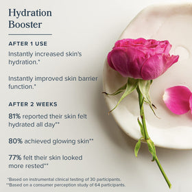 HERITAGE STORE ingredient focus on hyaluronic acid and niacinamide for smoother skin