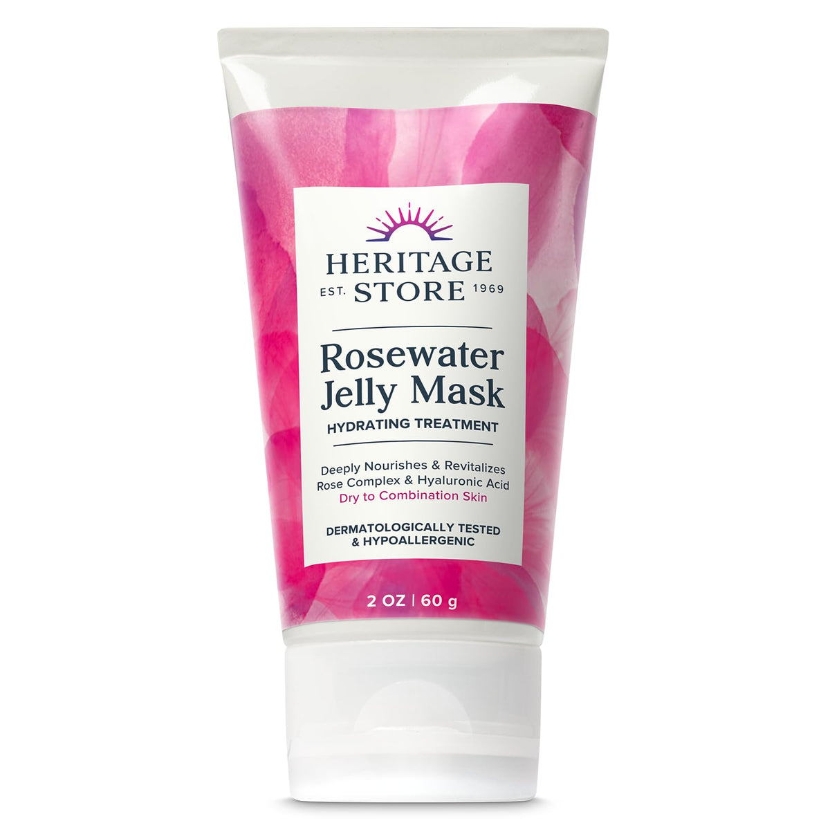 HERITAGE STORE front packaging showing product and benefit of hydration