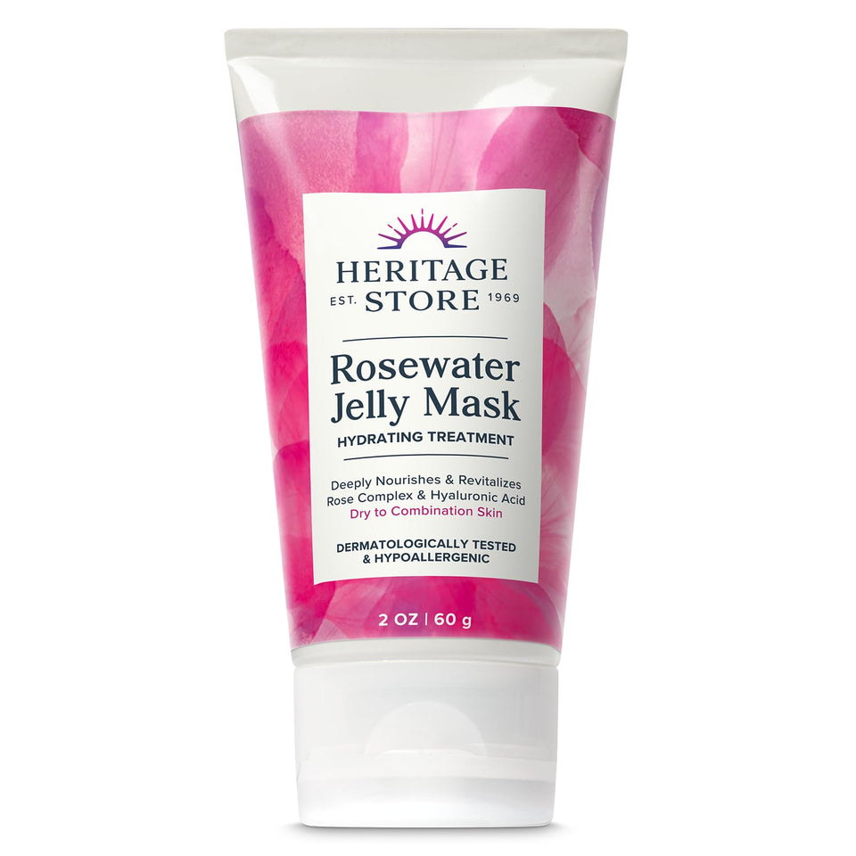 HERITAGE STORE front packaging showing product and benefit of hydration