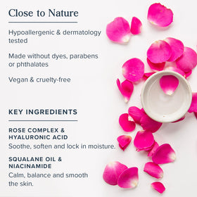 HERITAGE STORE 2oz size comparison showing compact travel-friendly moisturizer