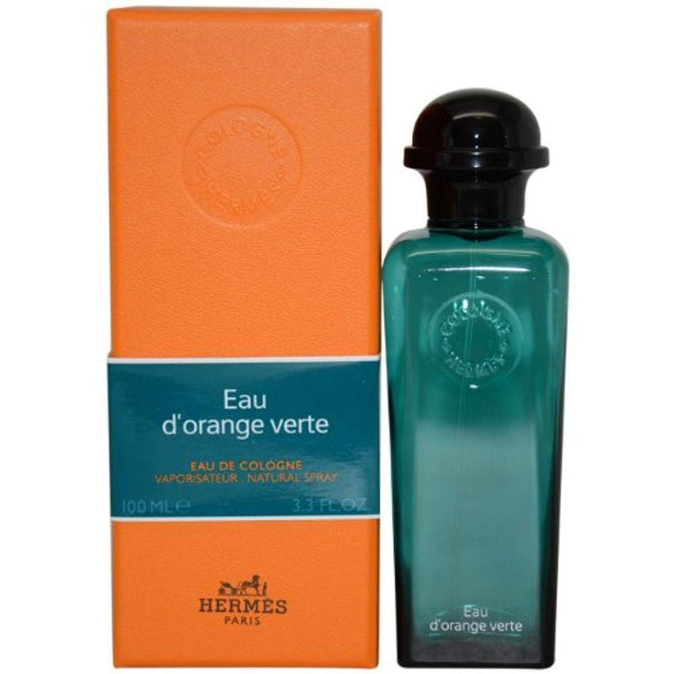 Hermès bottle front packaging showing fresh citrus scent and elegant design for daily wear