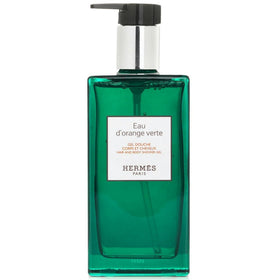 Hermès bottle front packaging showing 200ml label and citrus branding for grooming convenience