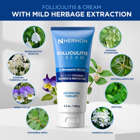 Hermon applied to scalp demonstrating targeted follicle care