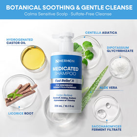 Hermon back label with directions and active ingredients for clarity