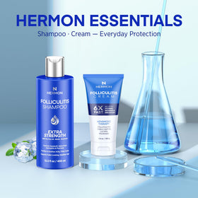 Hermon cream close-up texture demonstrating smooth application benefit