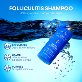 Hermon ingredients display with salicylic acid and biotin for scalp renewal