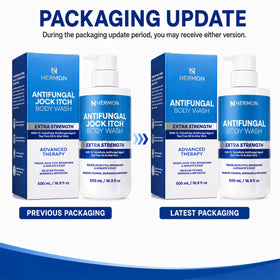 Hermon label close-up with active ingredient details and clear ingredient benefits