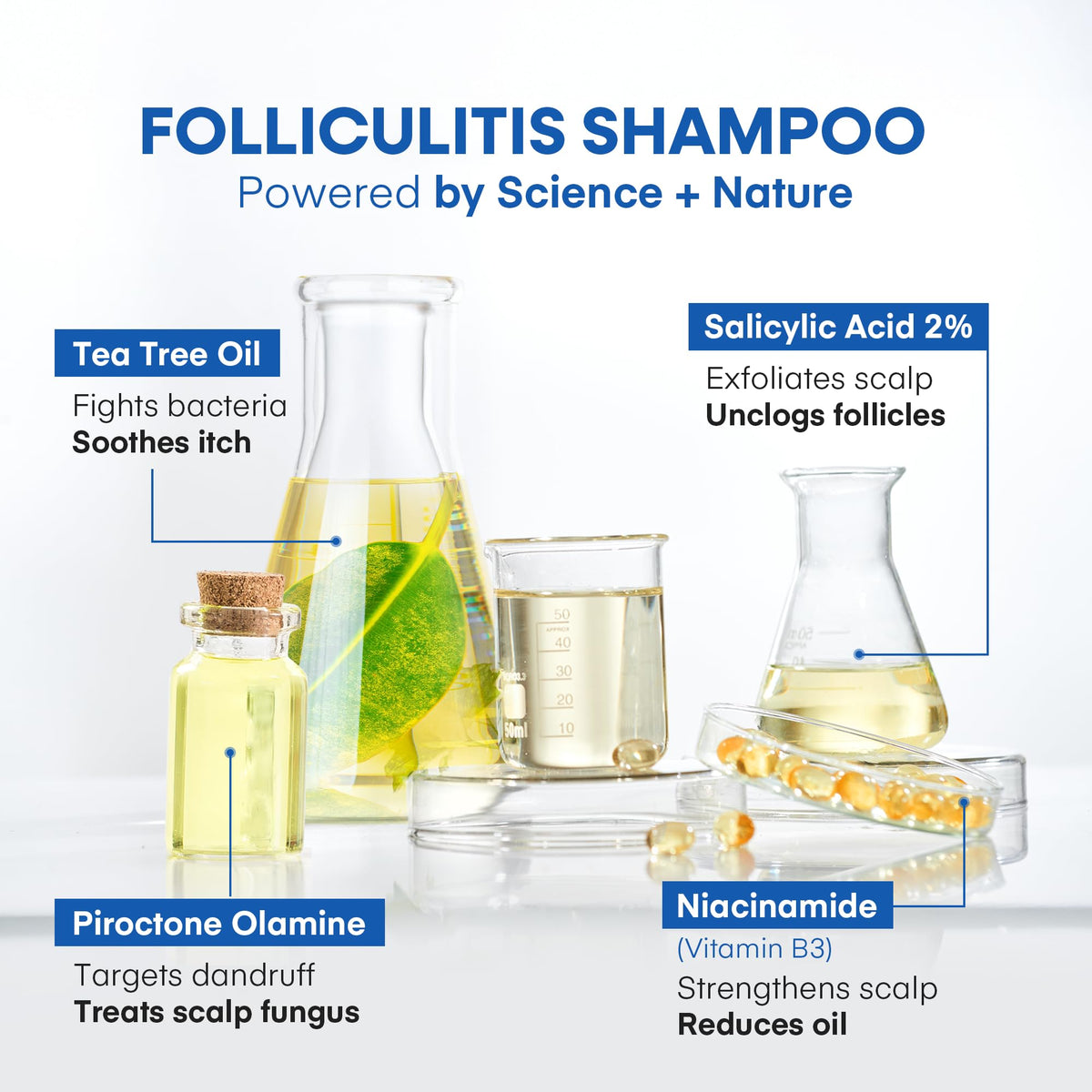 Hermon label and ingredients panel highlighting biotin and scalp-focused actives