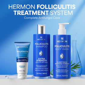 Hermon on bathroom shelf in lifestyle setting for daily routine