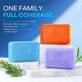 Hermon two bars in box showing value pack convenience