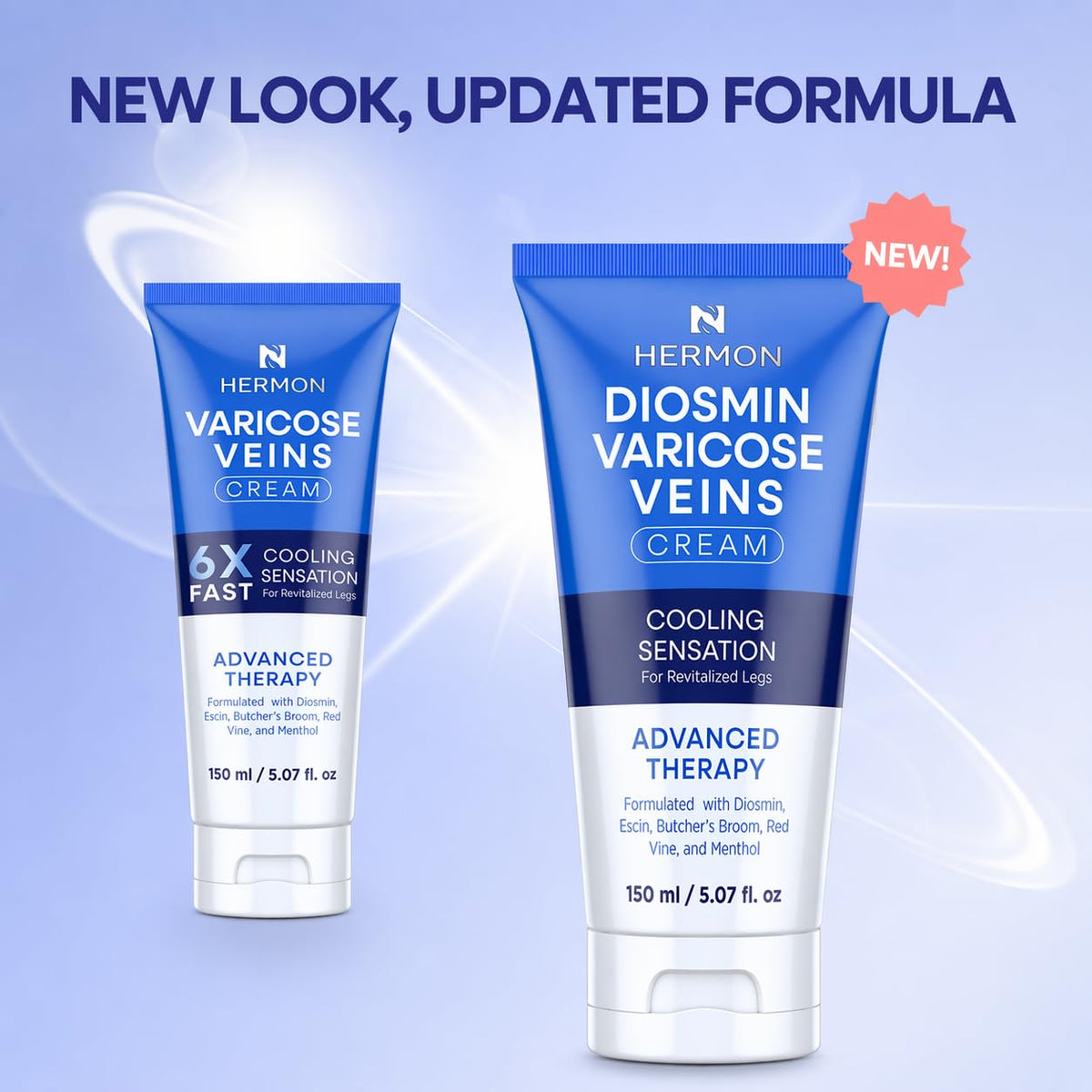 Hermon texture close-up of gel-cream showing fast absorption benefit