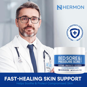 Hermon tube close-up label highlighting usage instructions and benefit