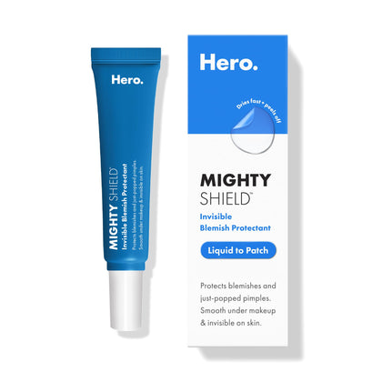 HERO COSMETICS front packaging showing product and protective benefit