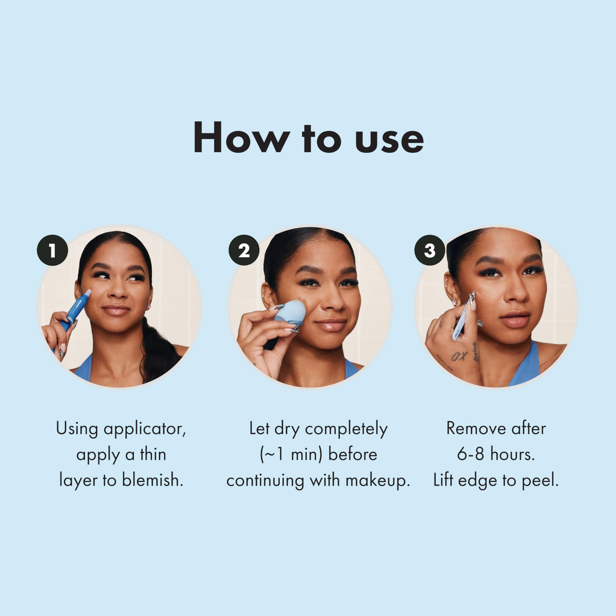 HERO COSMETICS peeling off clear patch easily without skin irritation