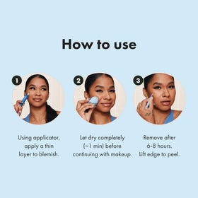 HERO COSMETICS peeling off clear patch easily without skin irritation
