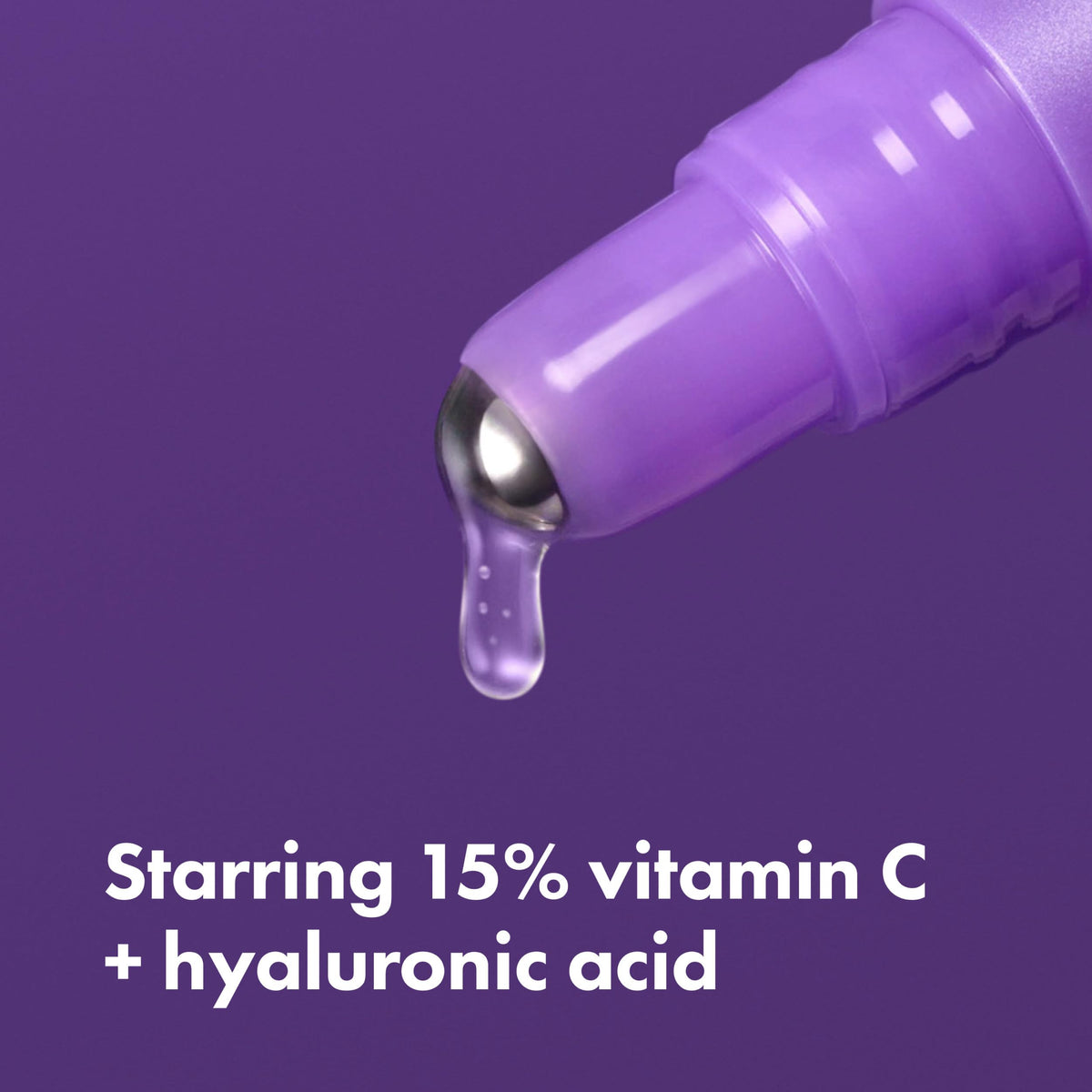 HERO COSMETICS clear serum texture on skin showcasing lightweight hydration