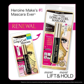 Heroine Make brush wand closeup showing precise application and separation