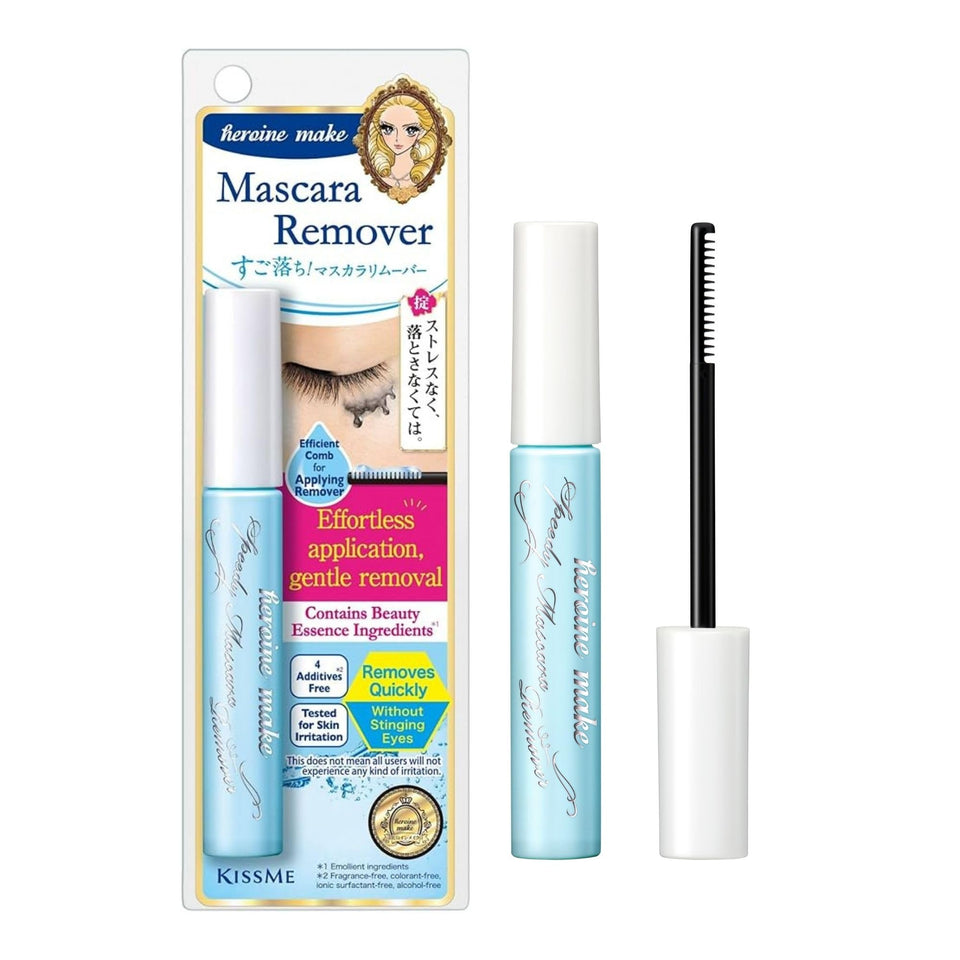 Heroine Make front packaging shot showing compact travel bottle and branding for easy carrying