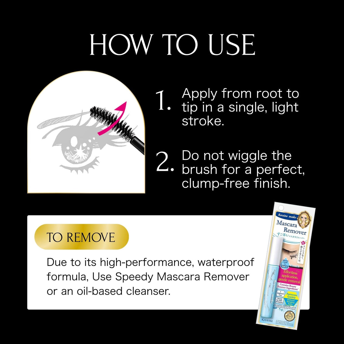 Heroine Make in bathroom setting showing everyday waterproof wear benefit