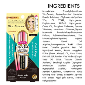Heroine Make ingredients label highlighting oils and conditioning extracts