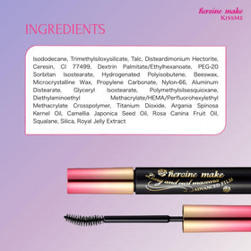 Heroine Make lifestyle eye shot showing curled, smudge-resistant lashes