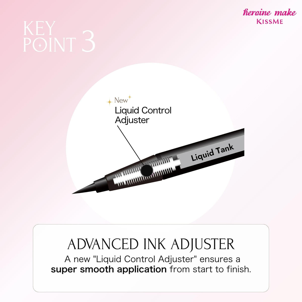 Heroine Make removal with warm water demonstrating gentle removal and low irritation benefit