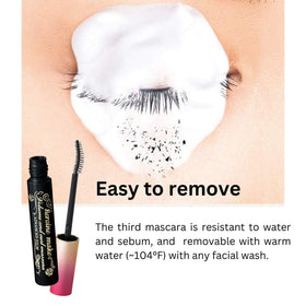 Heroine Make remover bottle label closeup with gentle formula claim